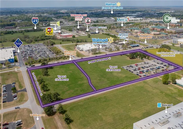 Photo 2 of Land for sale at 1 Bekaert Dr, Rogers, AR 72756 | MLS# 1359824 | Listing updated on 2026-08-24