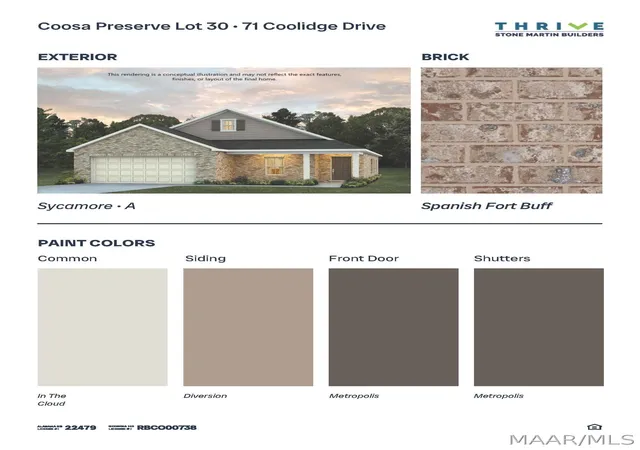 2nd image of 71 Coolidge Dr, Wetumpka, AL 36092 | MLS# 588459