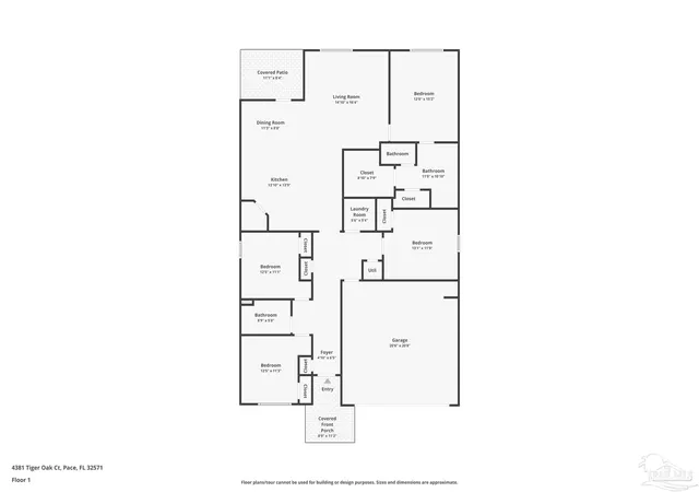 Photo 2 of Single family home for sale at 4381 Tiger Oak Ct, Milton, FL 32571 | MLS# 686042 | Listing updated on 2026-10-03