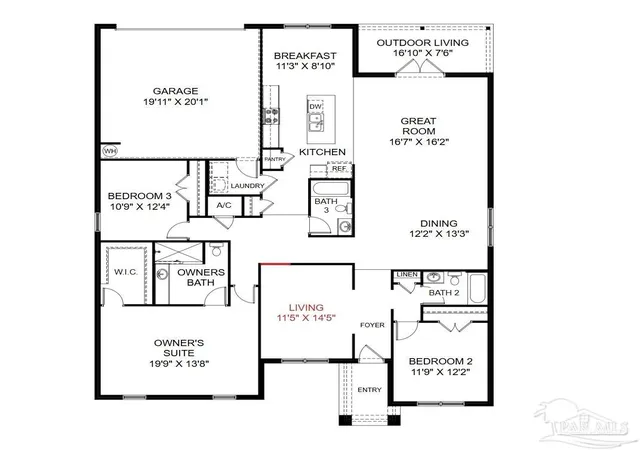 2nd image of 3630 Mahogany Dr, Milton, FL 32571 | MLS# 687575