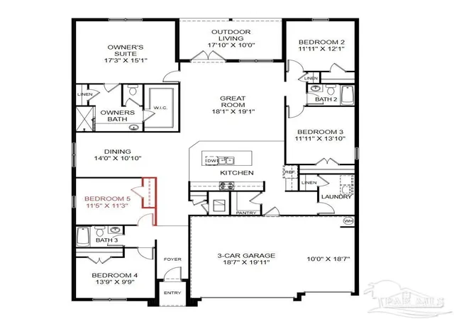 2nd image of 6967 Cottage Row St, Milton, FL 32571 | MLS# 687731