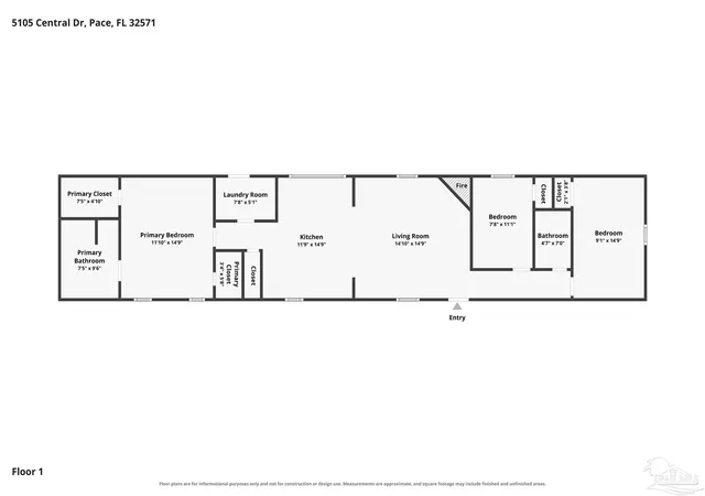 27th image of 5105 Central Dr, Milton, FL 32571 | MLS# 687707