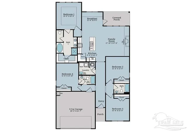 Photo 2 of Sale Pending at 1598 Rosemary Way, Gulf Breeze, FL 32563 | MLS# 687107 | Listing updated on 2026-08-19