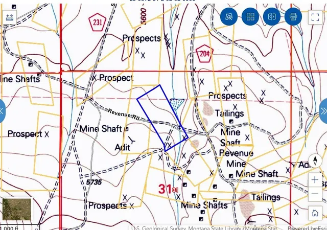 Photo 2 of Land for sale at Tbd Flat Lode Sur 5484, 2066 Acres   Mining Claim, Norris, MT 59740 | MLS# 30032546 | Listing updated on 2026-08-18