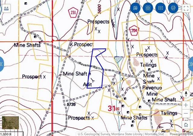 Photo 2 of Land for sale at Tbd Emperor Lode 5860, 1454 Acres   Mining Claim, Norris, MT 59740 | MLS# 30032499 | Listing updated on 2026-08-18