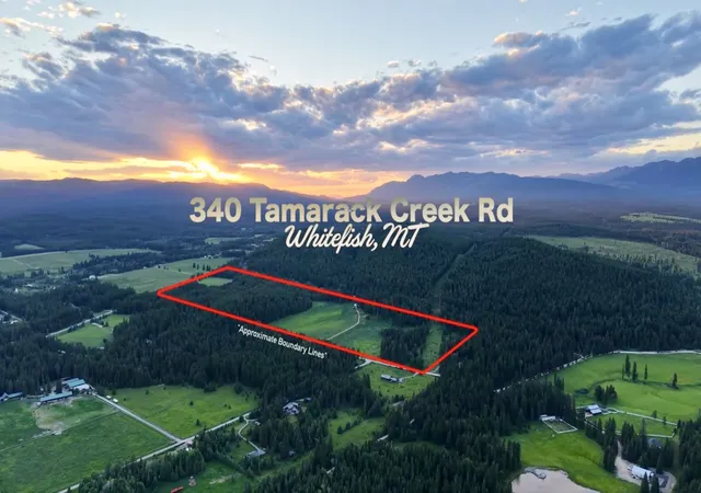 Photo 1 of Land for sale at 340 Tamarack Crk Rd, Whitefish, MT 59937 | MLS# 30070575 | Listing updated on 2026-08-07