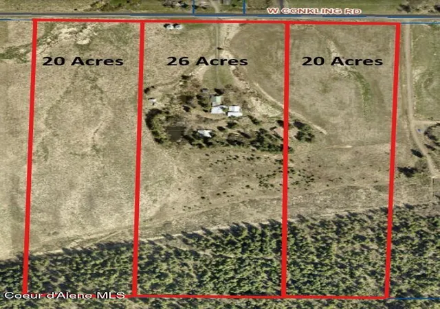 4th image of Nna W Conkling Rd 20 Acre(1), Worley, ID 83876 | MLS# 26-7420