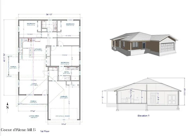 Photo 3 of Single family home for sale at 6373 Hoover St, Bonners Ferry, ID 83805 | MLS# 26-8503 | Listing updated on 2026-08-18
