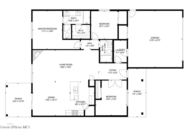 Photo 3 of Single family home for sale at 8892 W Swather Ave, Rathdrum, ID 83858 | MLS# 26-8647 | Listing updated on 2026-09-22