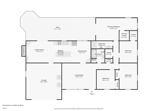 41st image of 52 N Dawn Dr, Franklin, IN 46131 | MLS# 22121780