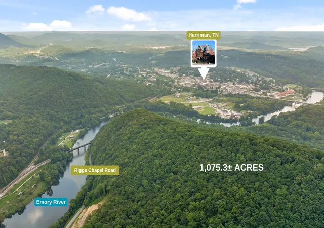 Photo 3 of Land for sale at 1075 Acres Riggs Chapel Rd, Harriman, TN 37748 | MLS# 1519485 | Listing updated on 2026-07-30