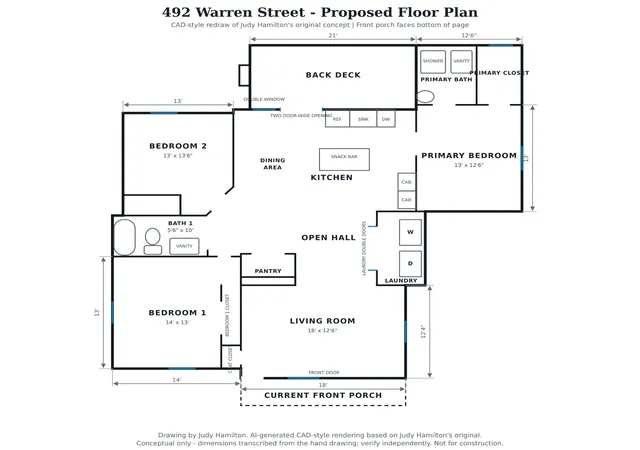 2nd image of 492 Warren St, Rossville, GA 30741 | MLS# 1540998