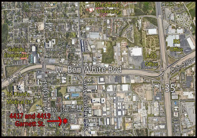 Photo 3 of Land for sale at 4417 Garnett St, Austin, TX 78745 | MLS# 1395624 | Listing updated on 2026-09-16