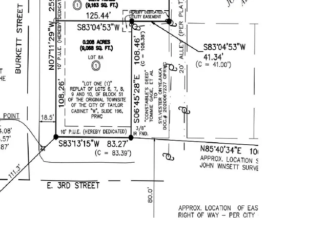 Photo 4 of Land for sale at 304 Burkett St, Taylor, TX 76574 | MLS# 3474342 | Listing updated on 2026-09-18