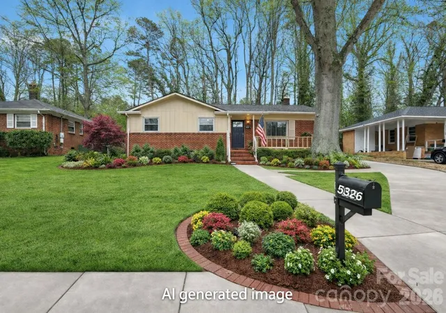 Photo 1 of Single family home for sale at 5326 Dolphin Ln, Charlotte, NC 28215 | MLS# 4333511 | Listing updated on 2026-10-03