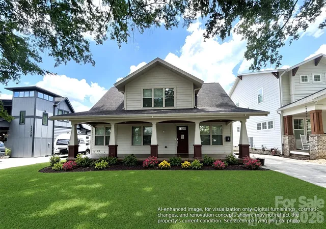 Photo 1 of Single family home for sale at 1512 Ivey Dr, Charlotte, NC 28205 | MLS# 4392958 | Listing updated on 2026-09-08