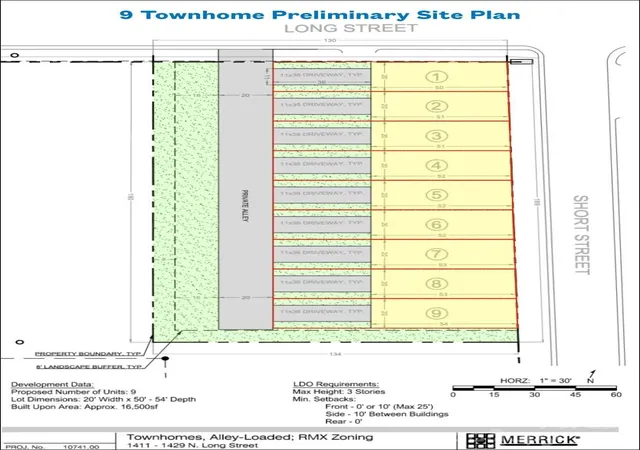 Photo 3 of Land for sale at 1411-1429 N Long St, Salisbury, NC 28144 | MLS# 4410818 | Listing updated on 2026-09-16