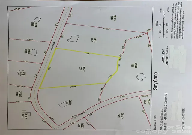 Photo 1 of Land for sale at 78 Mcintosh Dr, Lowgap, NC 27024 | MLS# 4421235 | Listing updated on 2026-09-08