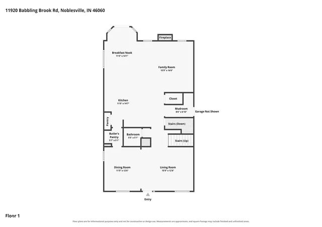Photo 3 of Single family home for sale at 11920 Babbling Brk Rd, Noblesville, IN 46060 | MLS# 22117552 | Listing updated on 2026-09-25