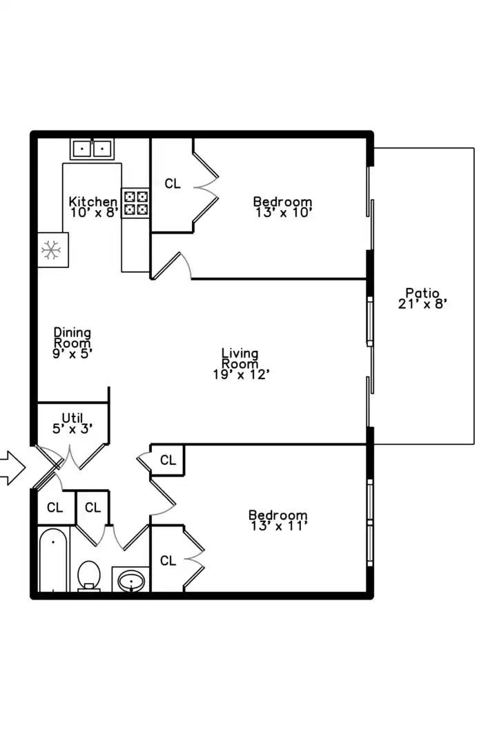 Listing Photo 14 - Condo for sale in 5540 Walnut Ave located at 5540 Walnut Ave, Downers Grove, IL 60515 - Unit #7A