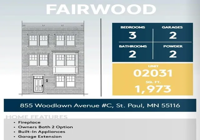 Photo 3 of Sale Pending at 855 Woodlawn Ave #C, Saint Paul, MN 55116 | MLS# 7141506 | Listing updated on 2026-09-16