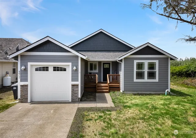 Photo 1 of Single family home for sale at 571 Puffin Ave Ne, Ocean Shores, WA 98569 | MLS# NWM2305443 | Listing updated on 2026-09-17