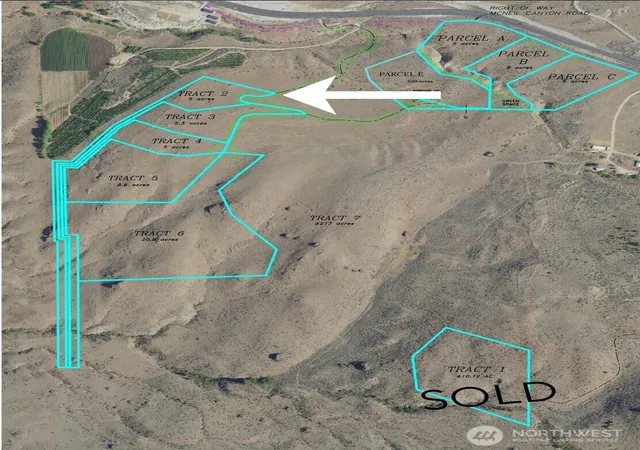 Photo 1 of Land for sale at 0 Tract 4 Mcneil Cyn, Orondo, WA 98843 | MLS# NWM2382824 | Listing updated on 2026-09-17