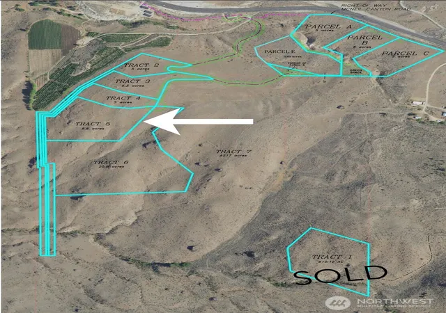 Photo 2 of Land for sale at 0 Tract 5 Mcneil Cyn Rd, Orondo, WA 98816 | MLS# NWM2382867 | Listing updated on 2026-09-17