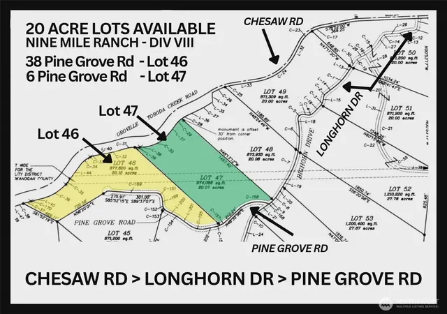 Photo 4 of Land for sale at 38 & 6 Pine Grv Rd #46&47, Oroville, WA 98844 | MLS# NWM2455349 | Listing updated on 2026-10-01