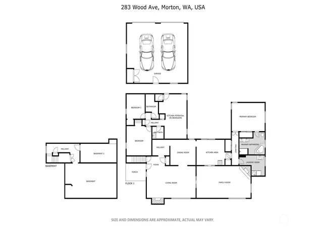 Photo 2 of Single family home for sale at 283 Division Ave, Morton, WA 98356 | MLS# NWM2463643 | Listing updated on 2026-09-17