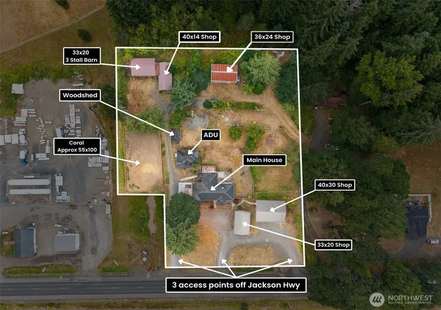 Photo 3 of Single family home for sale at 2821 Jackson Hwy, Chehalis, WA 98532 | MLS# NWM2577964 | Listing updated on 2026-09-25