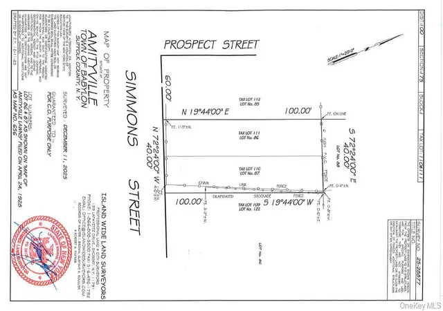 Photo 2 of Land for sale at 0 Simmons St, Copiague, NY 11726 | MLS# 934269 | Listing updated on 2026-09-18