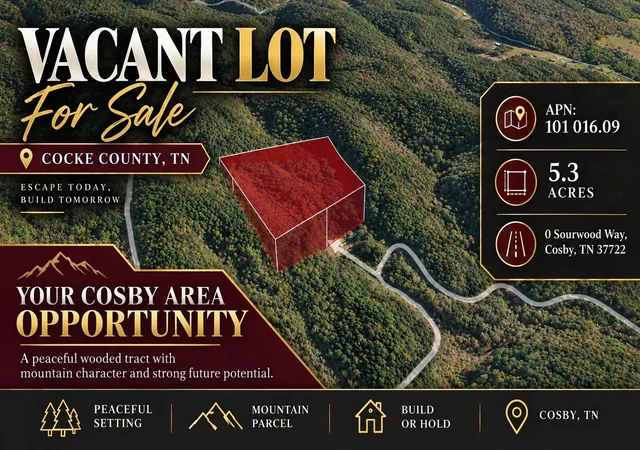 Land for sale at 0 Sourwood Way, Cosby, TN 37722 | MLS# 3594114