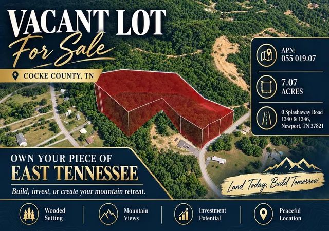 Land for sale at 0 Splashaway Rd, Newport, TN 37821 | MLS# 3594119