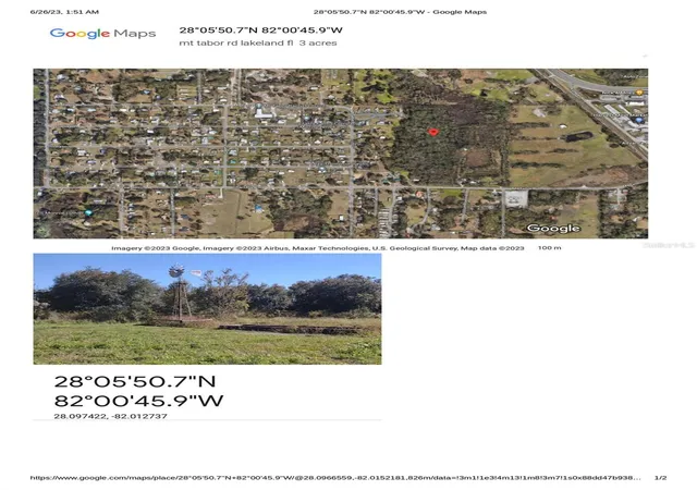 Photo 4 of Land for sale at Mt Tabor Rd, Lakeland, FL 33810 | MLS# S5071780 | Listing updated on 2026-09-29