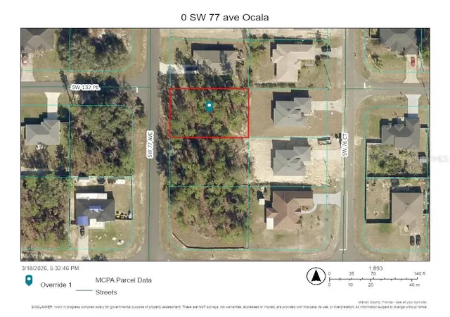 Photo 1 of Land for sale at 0 Sw 77 Avenue, Ocala, FL 34473 | MLS# OM721099 | Listing updated on 2026-09-18