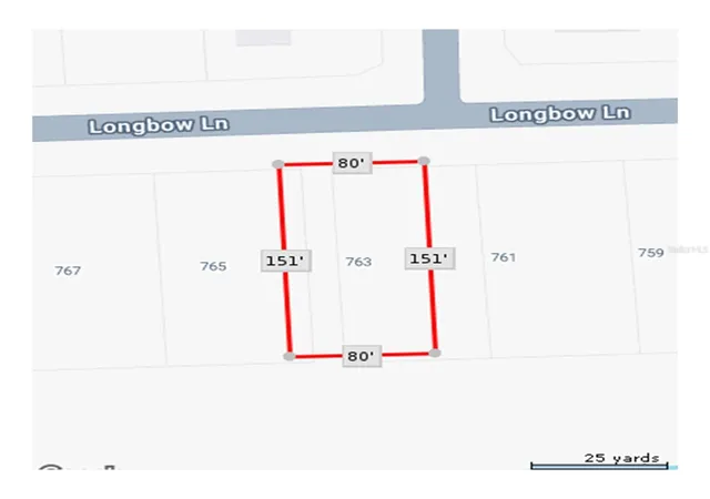 Photo 2 of Land for sale at 763 Longbow Ln, Lehigh Acres, FL 33972 | MLS# C7526589 | Listing updated on 2026-10-05