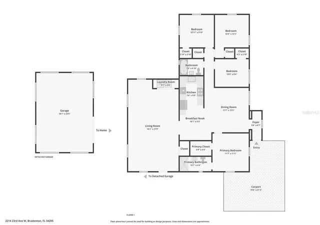 Photo 3 of Single family home for sale at 2214 23rd Avenue W, Bradenton, FL 34205 | MLS# A4697349 | Listing updated on 2026-09-16