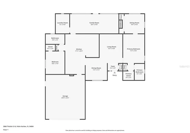 Photo 2 of Single family home for sale at 2866 Thistle Ct N, Palm Harbor, FL 34684 | MLS# TB8549269 | Listing updated on 2026-09-25