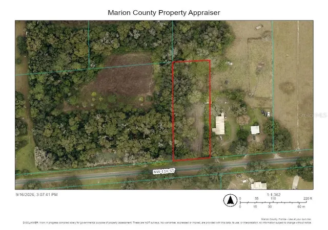 Land for sale at Tbd NW 110th Street, REDDICK, FL 32686 | MLS# G5117891