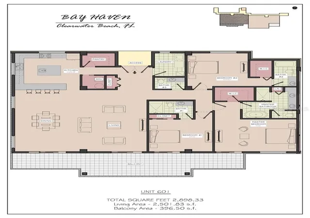 2nd image of 64 Bay Esplanade #601, Clearwater Beach, FL 33767 | MLS# U8071709