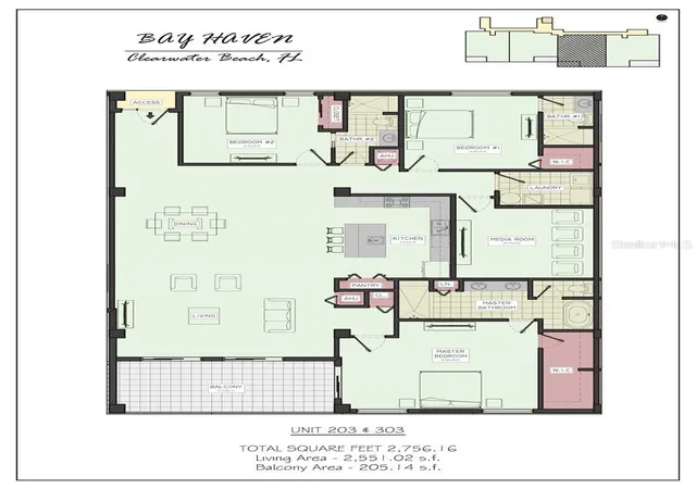 2nd image of 64 Bay Esplanade #303, Clearwater Beach, FL 33767 | MLS# U8071784