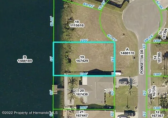 Photo 1 of Land for sale at 0 Poinsettia Dr, Spring Hill, FL 34607 | MLS# W7849992 | Listing updated on 2026-08-24