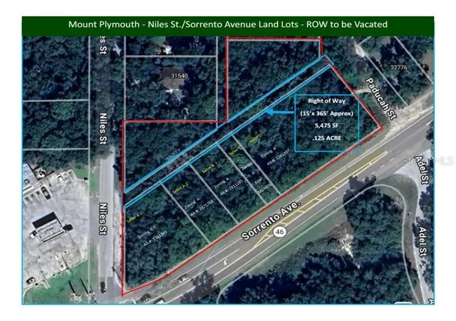 Photo 2 of Land for sale at Niles St, Sorrento, FL 32776 | MLS# O6096375 | Listing updated on 2026-08-14