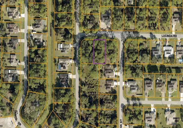 Photo 1 of Land for sale at 00 Lucinda Rd N, North Port, FL 34291 | MLS# OM654796 | Listing updated on 2026-03-29