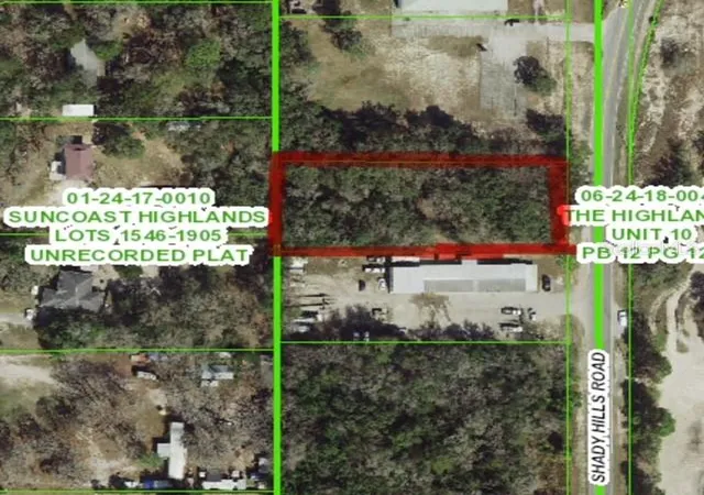 Photo 1 of Land for sale at 0000 Shady Hills, Brooksville, FL 34610 | MLS# W7860895 | Listing updated on 2026-06-30