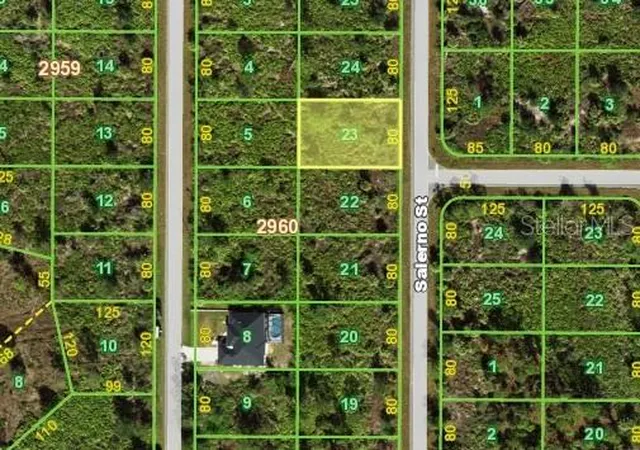 Photo 1 of Land for sale at 2349 Salerno St, Port Charlotte, FL 33953 | MLS# S5110886 | Listing updated on 2026-10-15