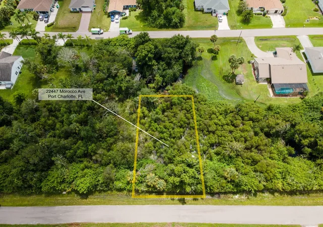Photo 1 of Land for sale at 22447 Morocco Ave, Port Charlotte, FL 33952 | MLS# C7497523 | Listing updated on 2026-03-17