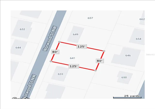Photo 3 of Land for sale at 641 Norwood St NW, Port Charlotte, FL 33952 | MLS# C7501325 | Listing updated on 2026-04-29