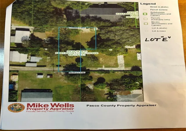 Photo 2 of Land for sale at Corbin Ln, New Port Richey, FL 34653 | MLS# TB8339731 | Listing updated on 2026-09-24